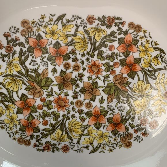 Vintage Corelle by Corning INDIAN SUMMER 12¼" x 10" Serving Platter Plate - Picture 2 of 4